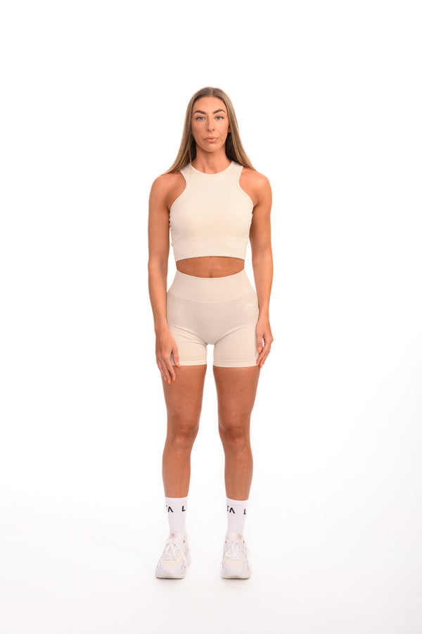 Dusk Seamless Sculpt Shorts | Light Grey