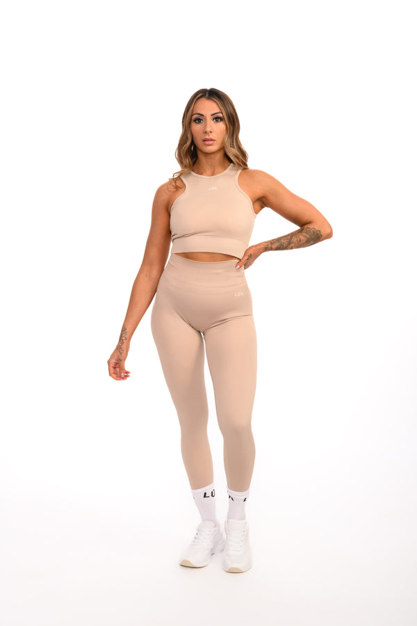 Dusk Seamless Tank Top | Khaki