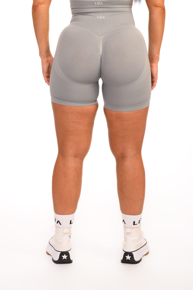 Core Seamless Sculpt Shorts | Light Grey