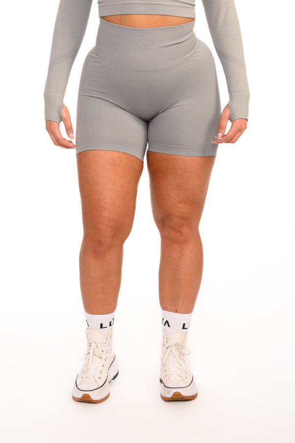 Core Seamless Sculpt Shorts | Light Grey