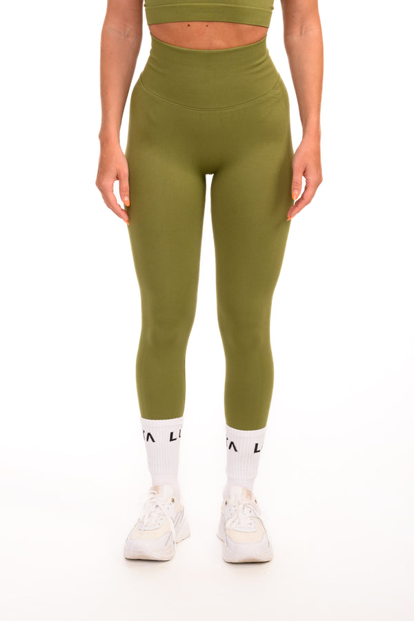 Core Seamless Sculpt Leggings | Army Green