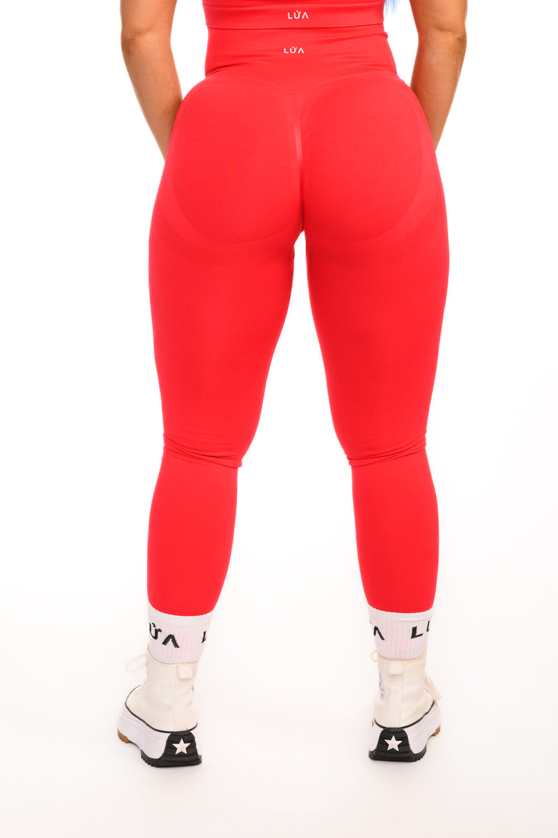 Core Seamless Sculpt Leggings | Red