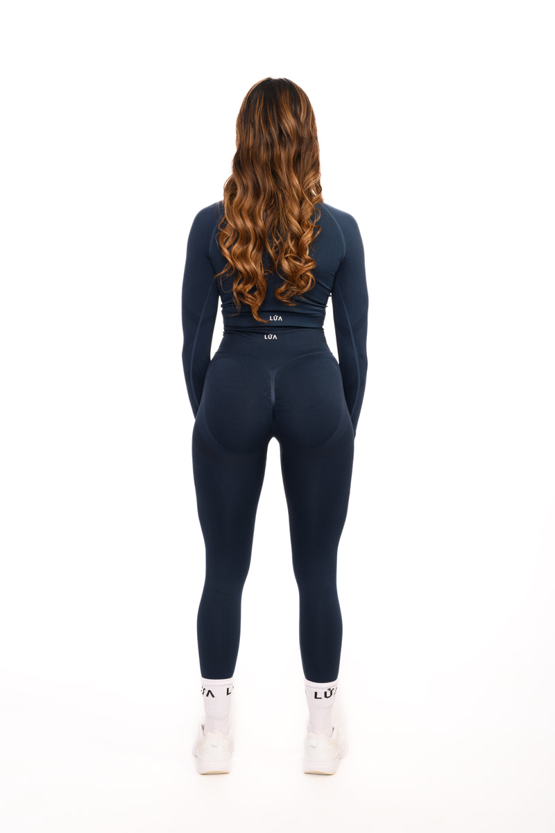 Core Seamless Sculpt Leggings | Black Blue