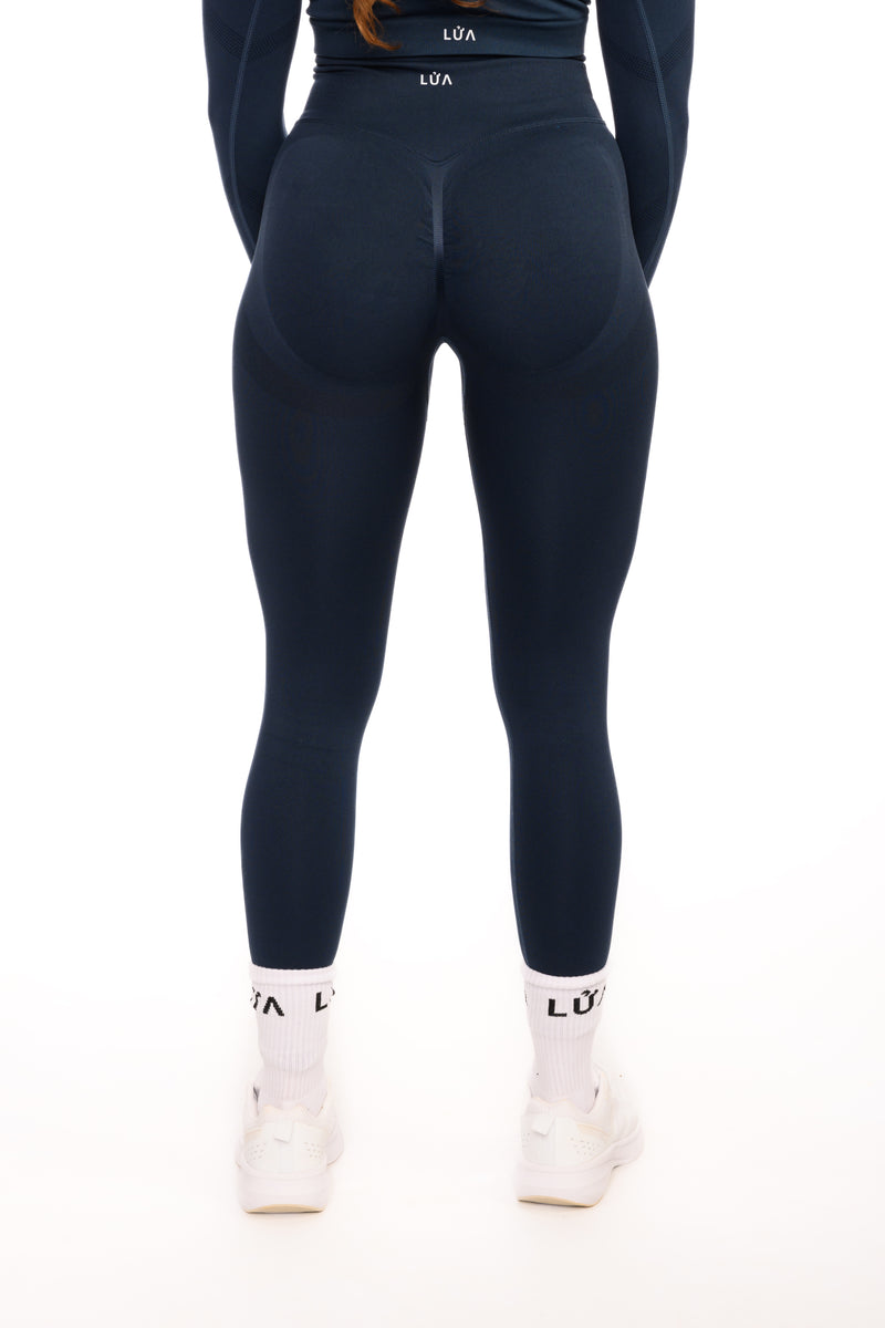 Core Seamless Sculpt Leggings | Black Blue