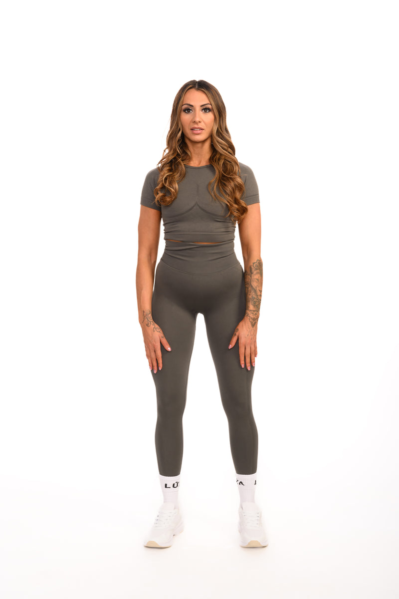 Core Seamless Sculpt Leggings | Dark Grey