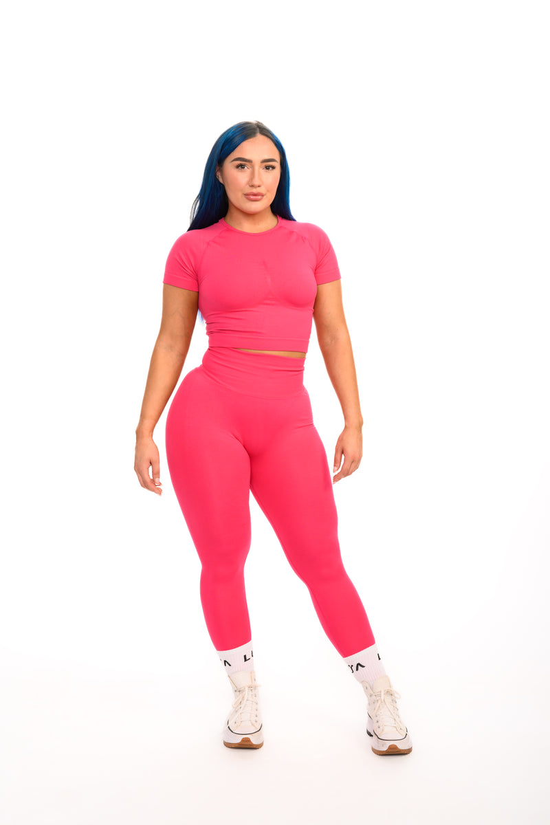 Core Seamless Sculpt Leggings | Rose Red