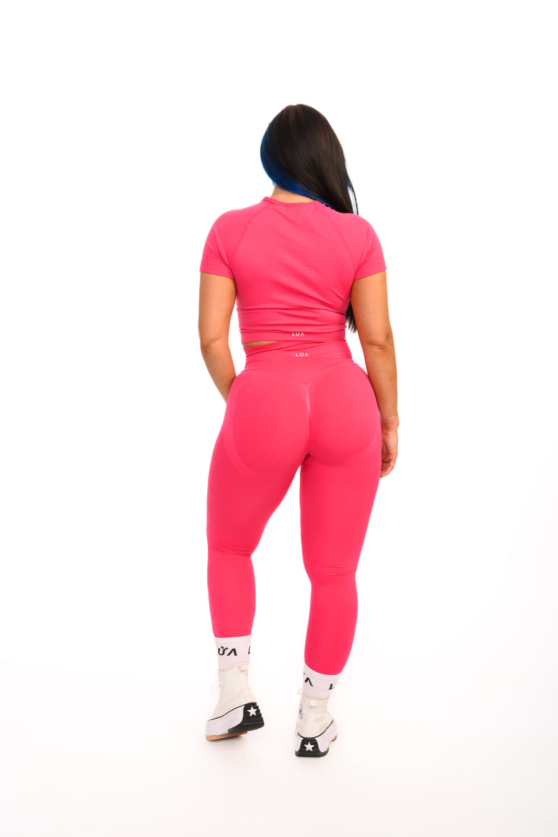 Core Seamless Sculpt Leggings | Rose Red