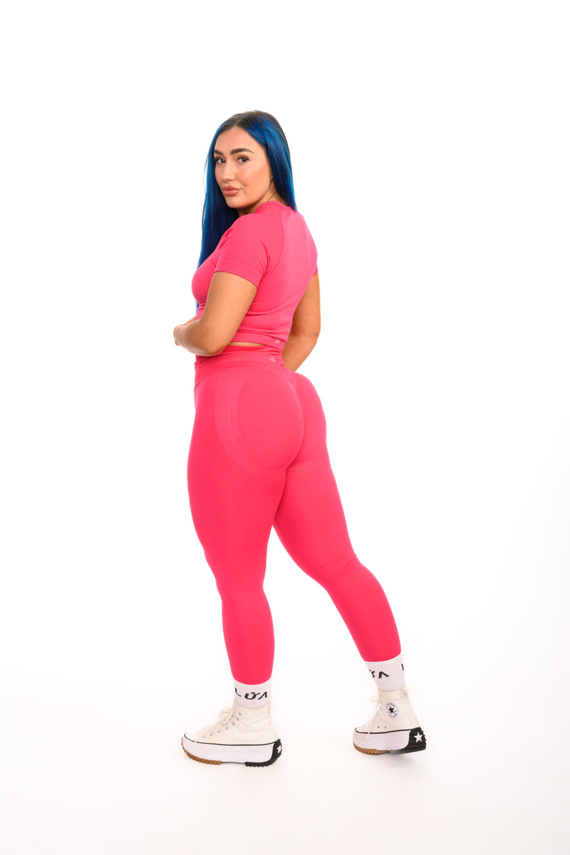 Core Seamless Sculpt Leggings | Rose Red