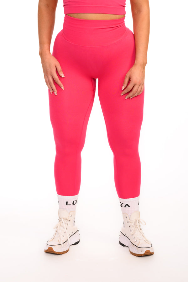 Core Seamless Sculpt Leggings | Rose Red