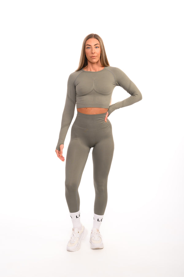 Core Seamless Sculpt Leggings | Medium Grey