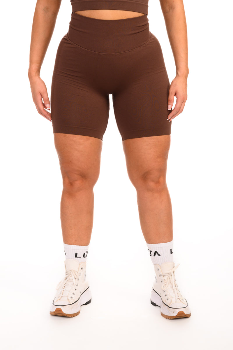 Core Seamless Sculpt Shorts | Brown