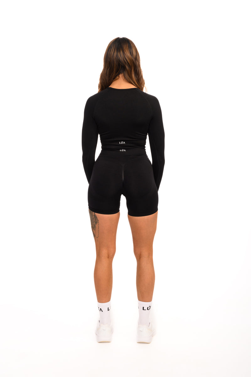 Core Seamless Sculpt Shorts | Black