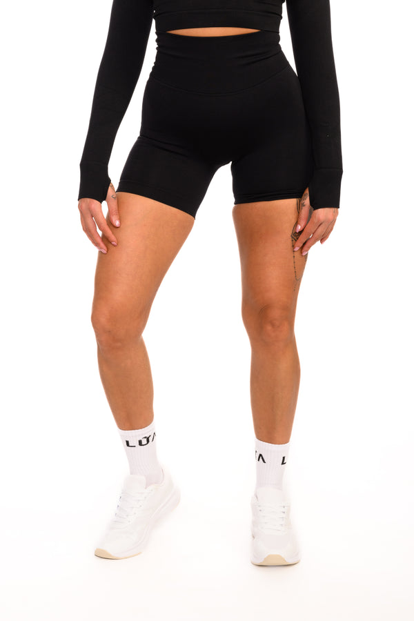 Core Seamless Sculpt Shorts | Black