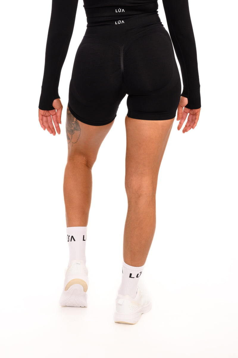 Core Seamless Sculpt Shorts | Black