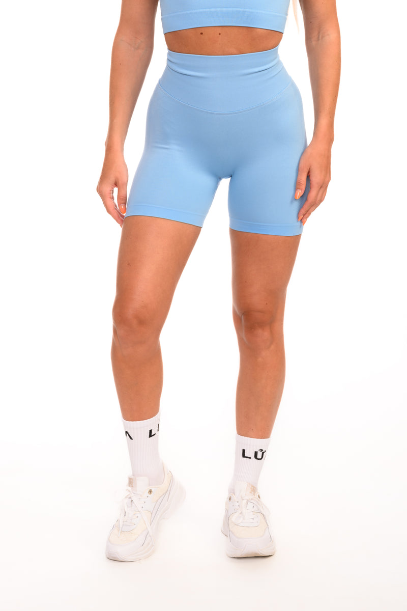 Core Seamless Sculpt Shorts |  Sky Blue