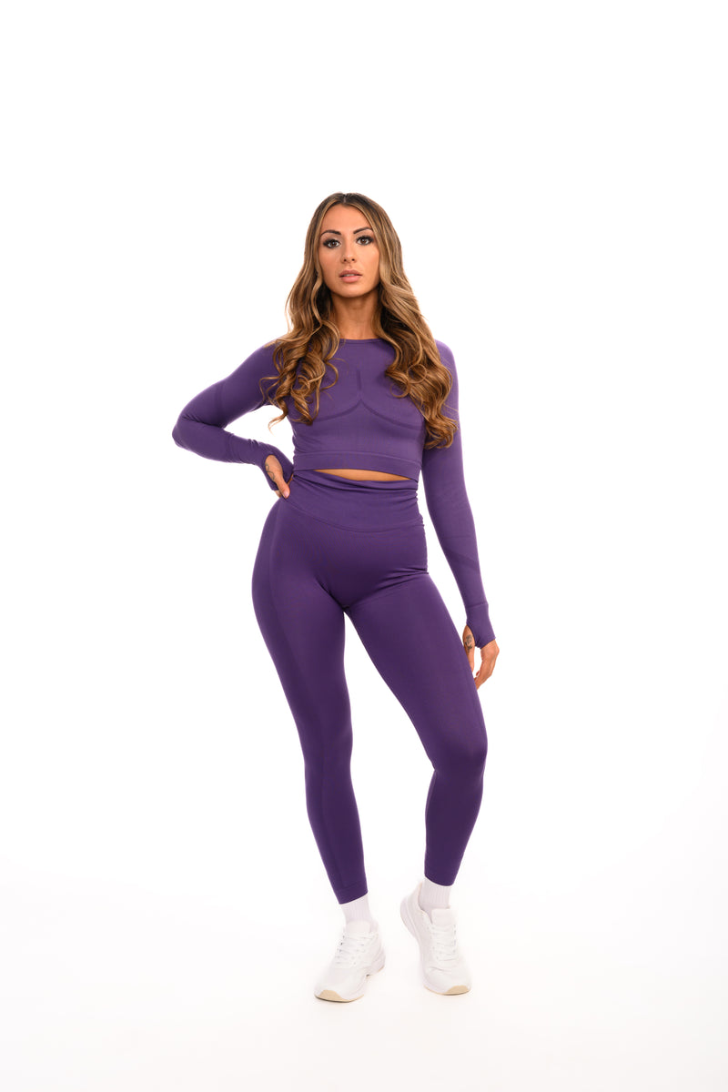 Core Seamless Sculpt Leggings | Dark Purple