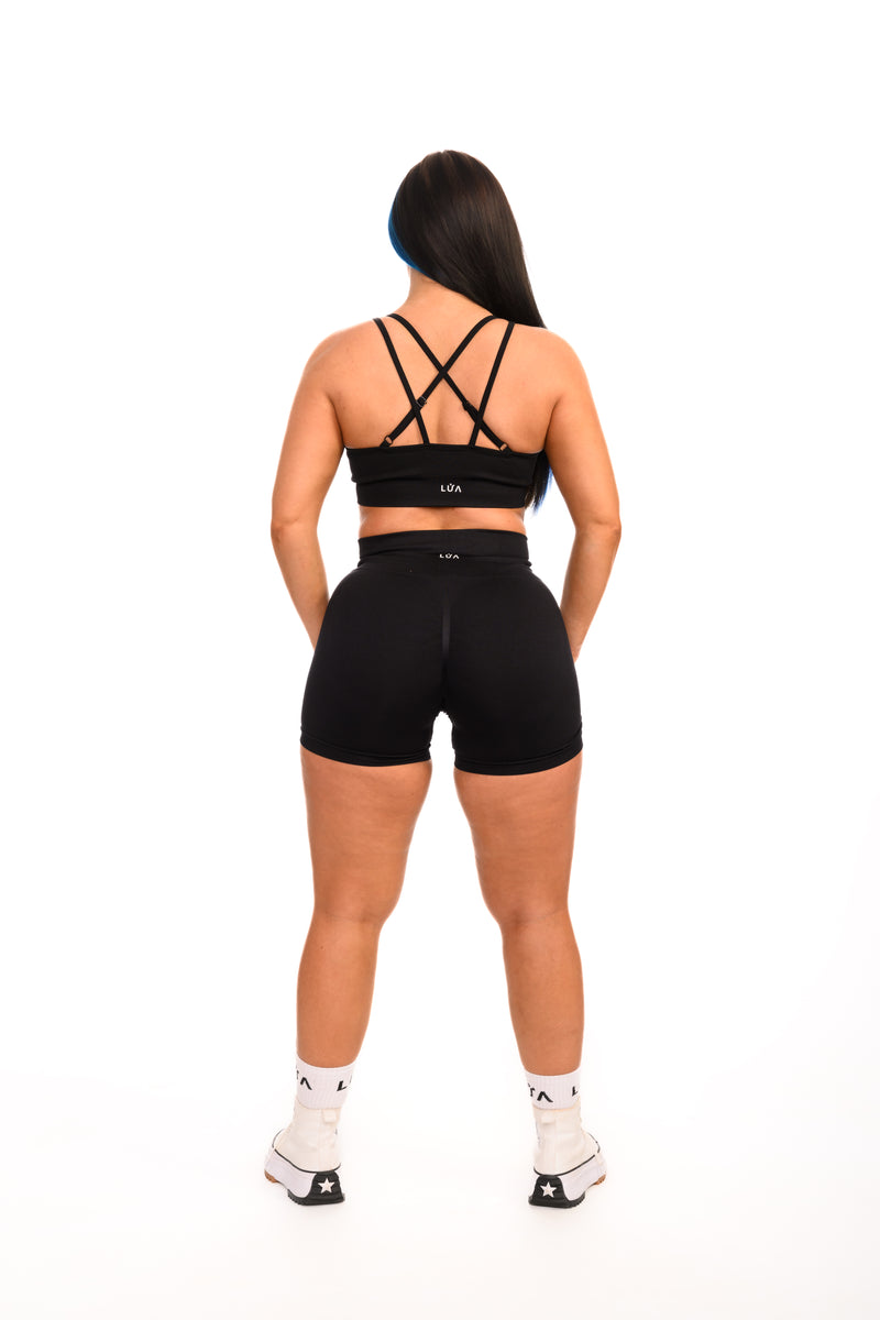 Pure Seamless Sculpt Shorts | Black