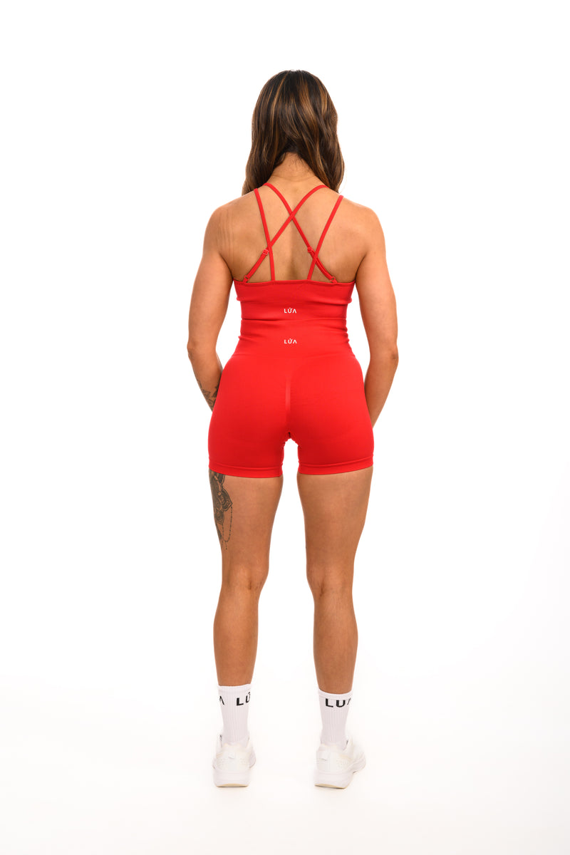 Pure Seamless Sculpt Shorts | Red