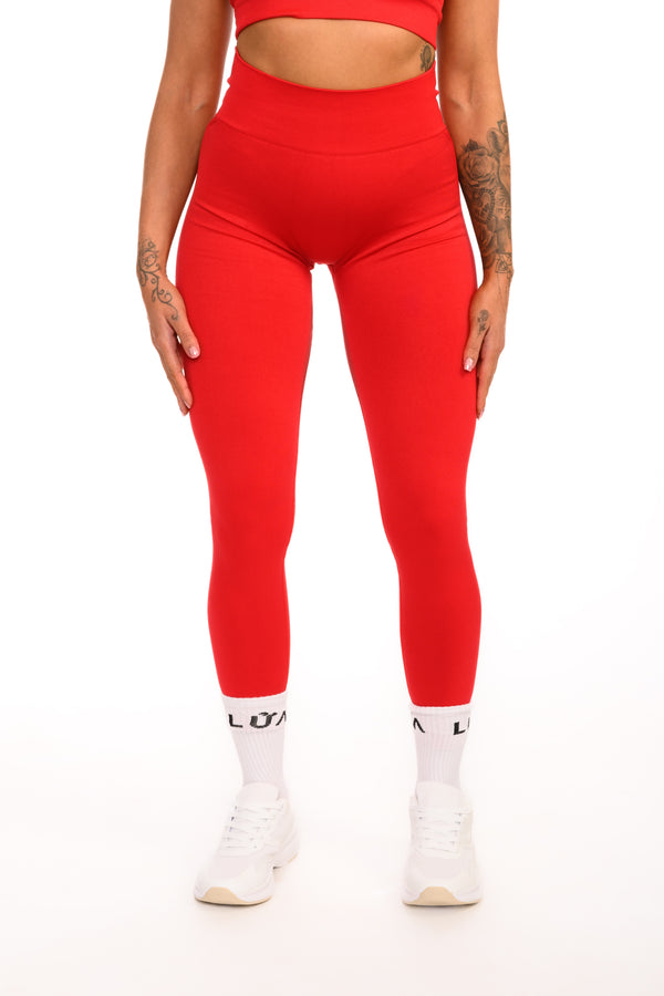 Pure Seamless Sculpt Leggings | Red