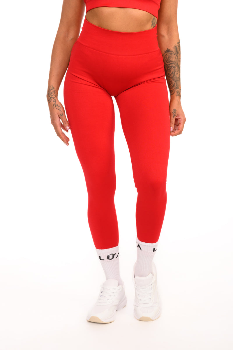 Pure Seamless Sculpt Leggings | Red