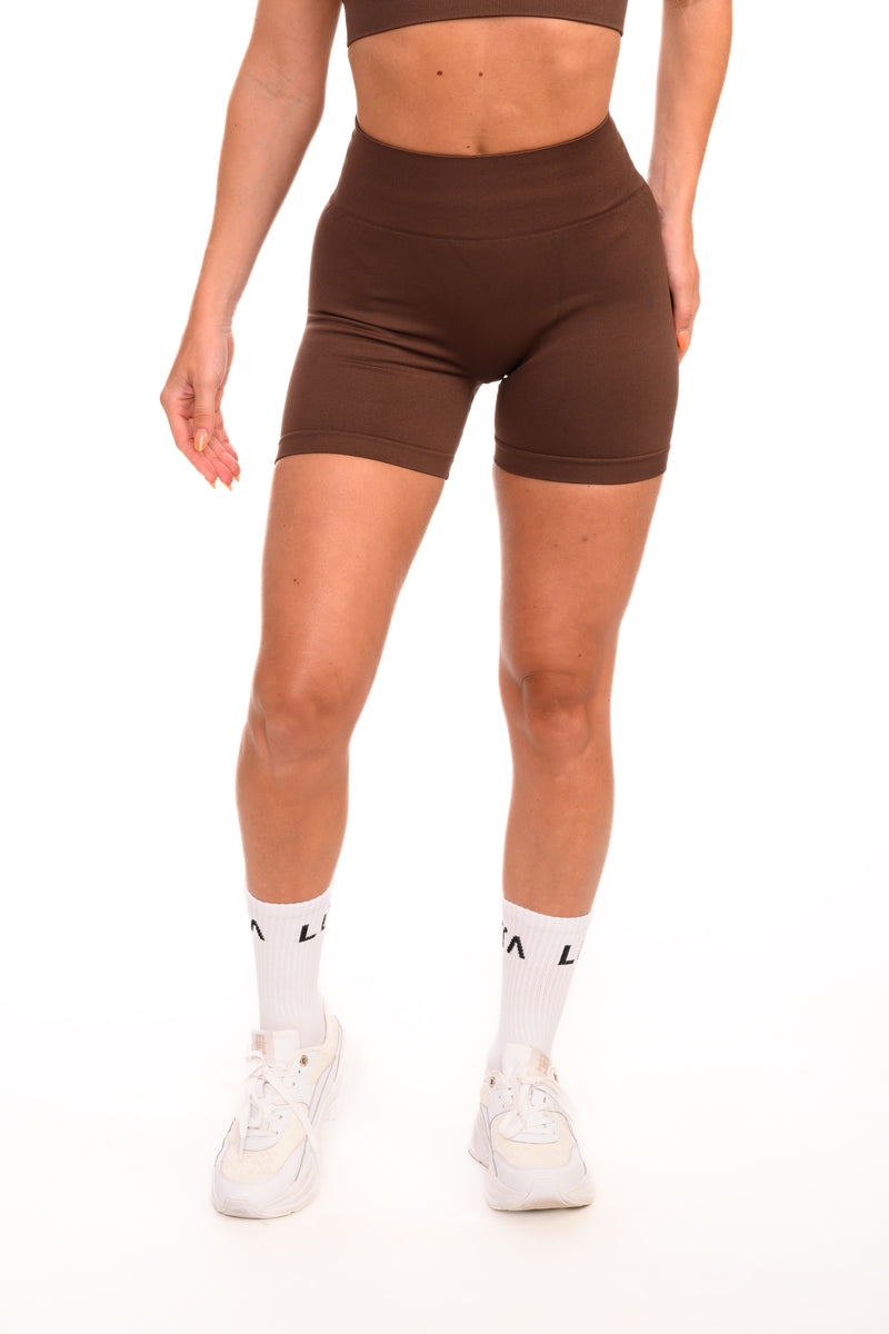 Pure Seamless Sculpt Shorts | Brown