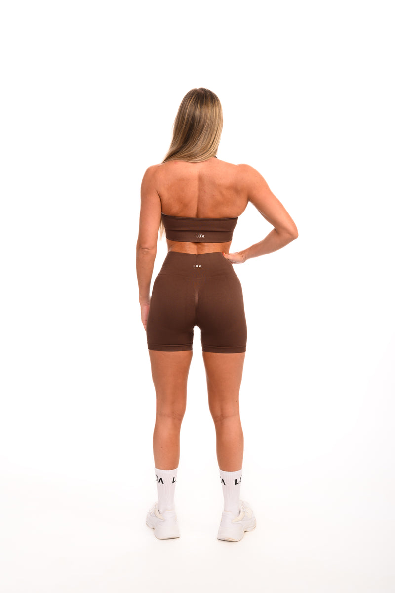 Pure Seamless Backless Bra | Brown