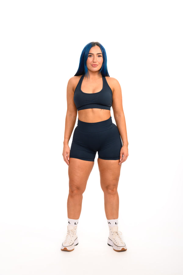 Pure Seamless Sculpt Shorts | Navy