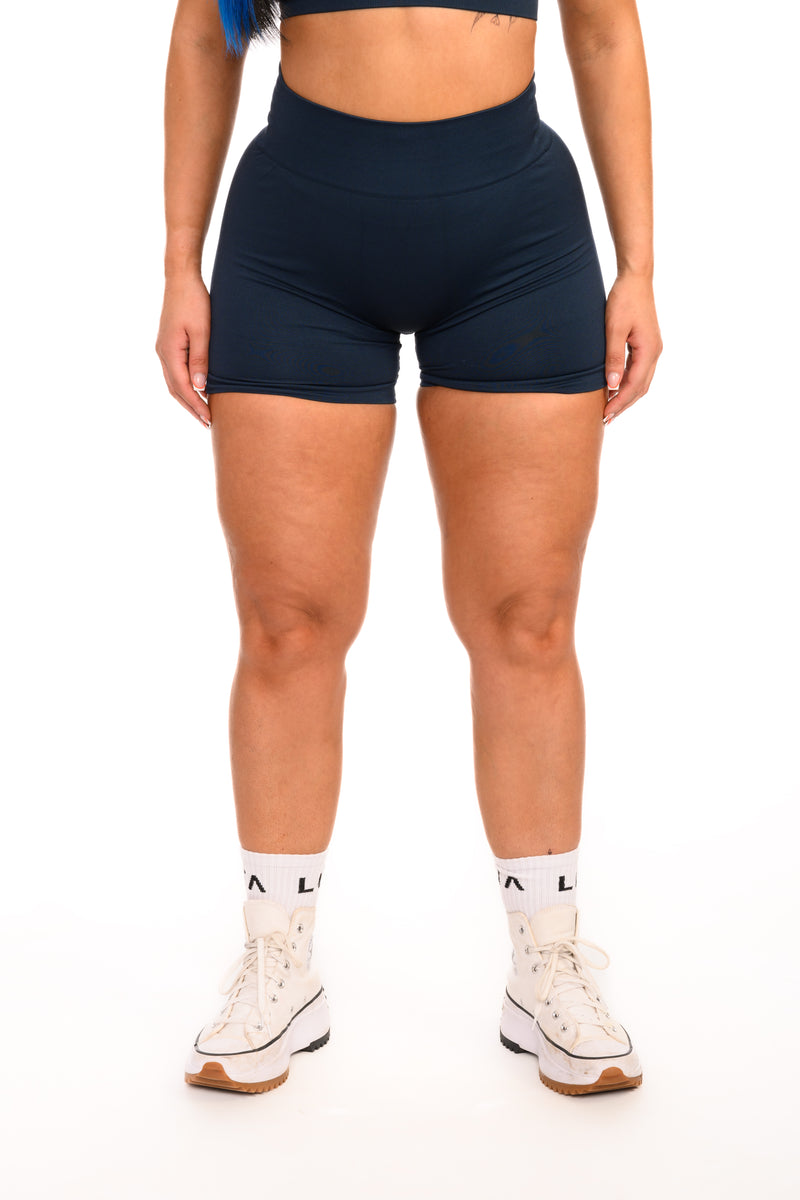 Pure Seamless Sculpt Shorts | Navy