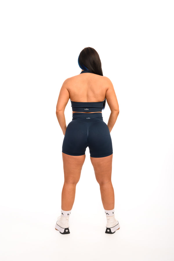 Pure Seamless Backless Bra | Navy