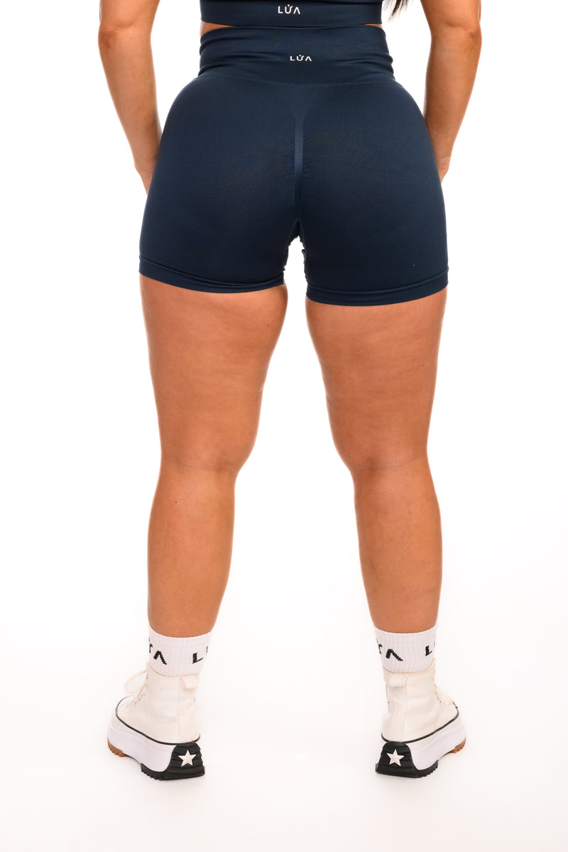 Pure Seamless Sculpt Shorts | Navy