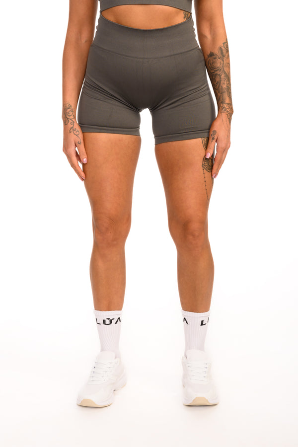 Pure Seamless Sculpt Shorts | Dark Grey