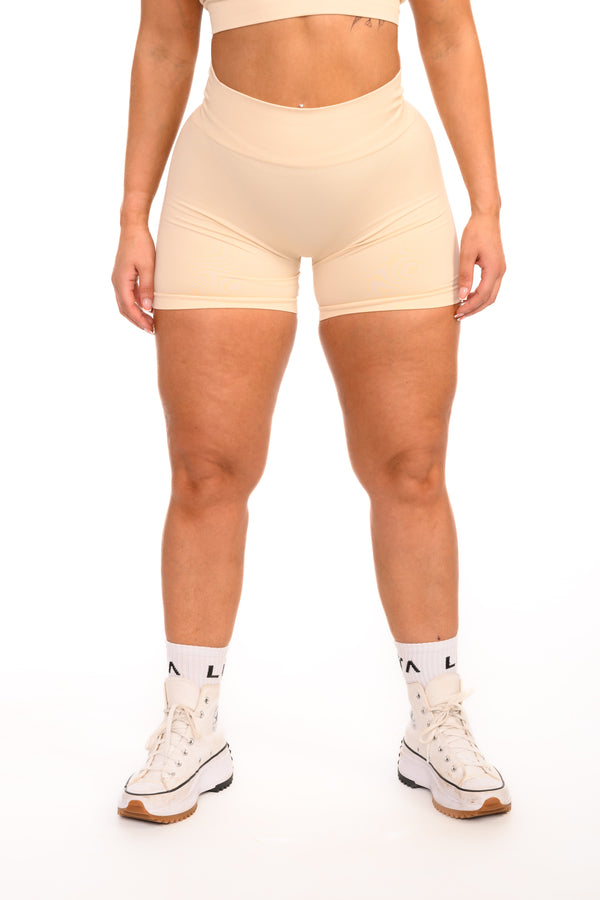 Pure Seamless Sculpt Shorts | Beige