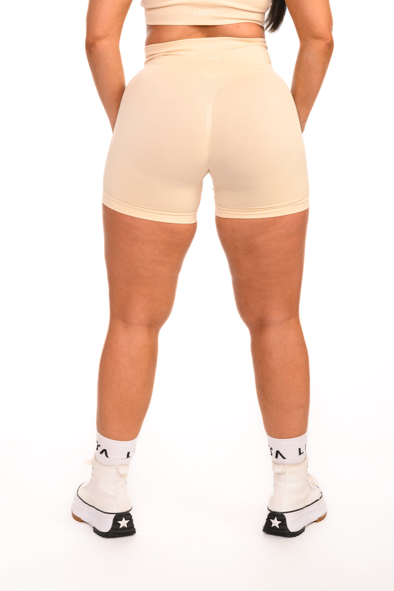 Pure Seamless Sculpt Shorts | Beige