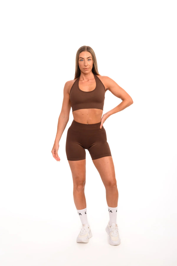 Pure Seamless Sculpt Shorts | Brown