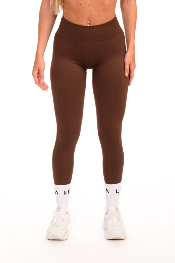 Pure Seamless Sculpt Leggings | Brown